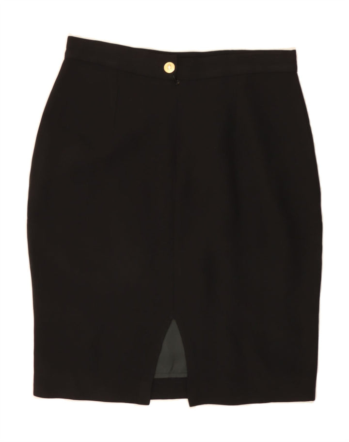 VERSUS BY GIANNI VERSACE Womens Pencil Skirt W30 Medium Black Vintage Versus By Gianni Versace and Second-Hand Versus By Gianni Versace from Messina Hembry 