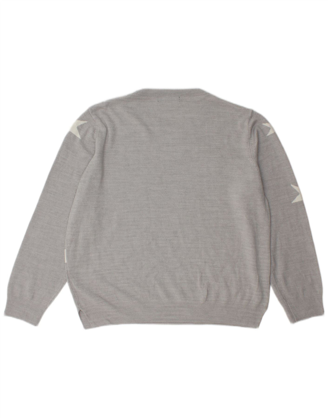 Marks & Spencer Womens Crew Neck Jumper Sweater UK 16 Large Grey