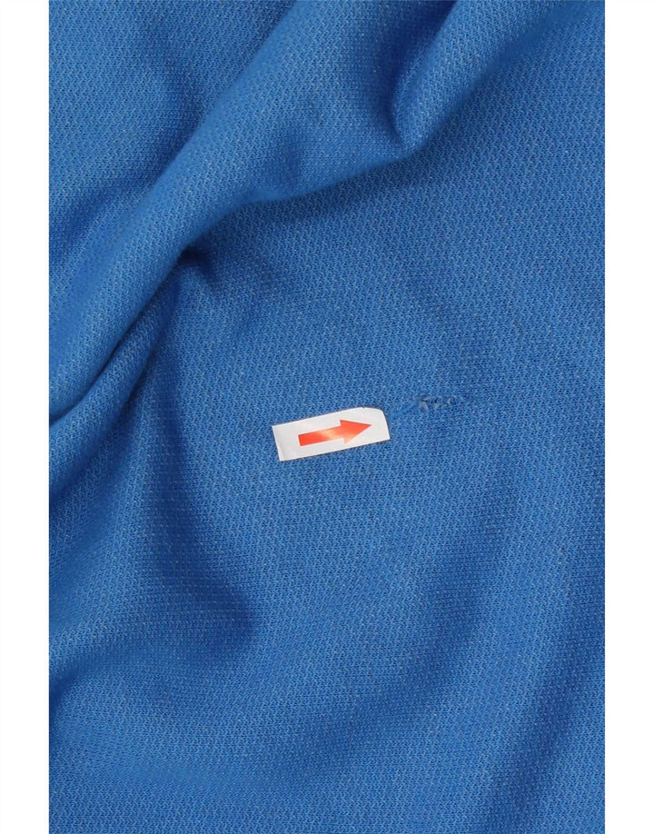 Vintage Womens Oversized Graphic Sweatshirt Jumper UK 14 Medium Blue