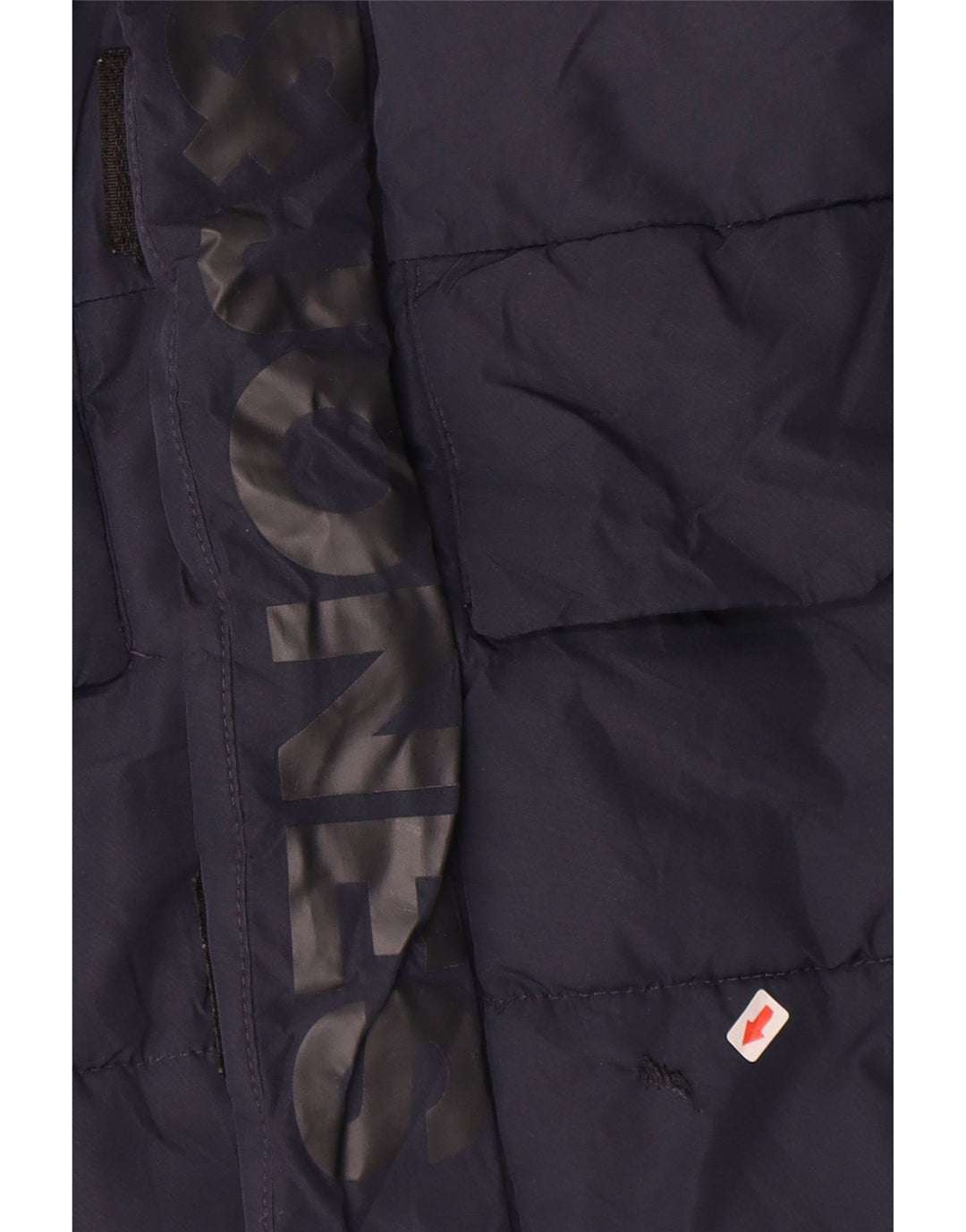 Jack & Jones Boys Graphic Hooded Padded Jacket 11-12 Years Navy Blue