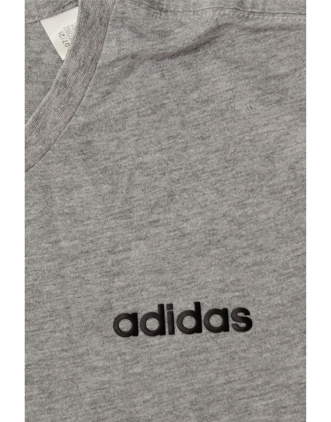 ADIDAS Mens T-Shirt Top Small Grey Cotton