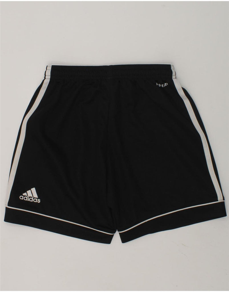 ADIDAS Boys Sport Shorts 9-10 Years Black Polyester | Vintage Adidas | Thrift | Second-Hand Adidas | Used Clothing | Messina Hembry 