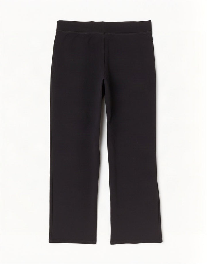 Marks & Spencer Womens Tracksuit Trousers UK 16 Large Black Cotton