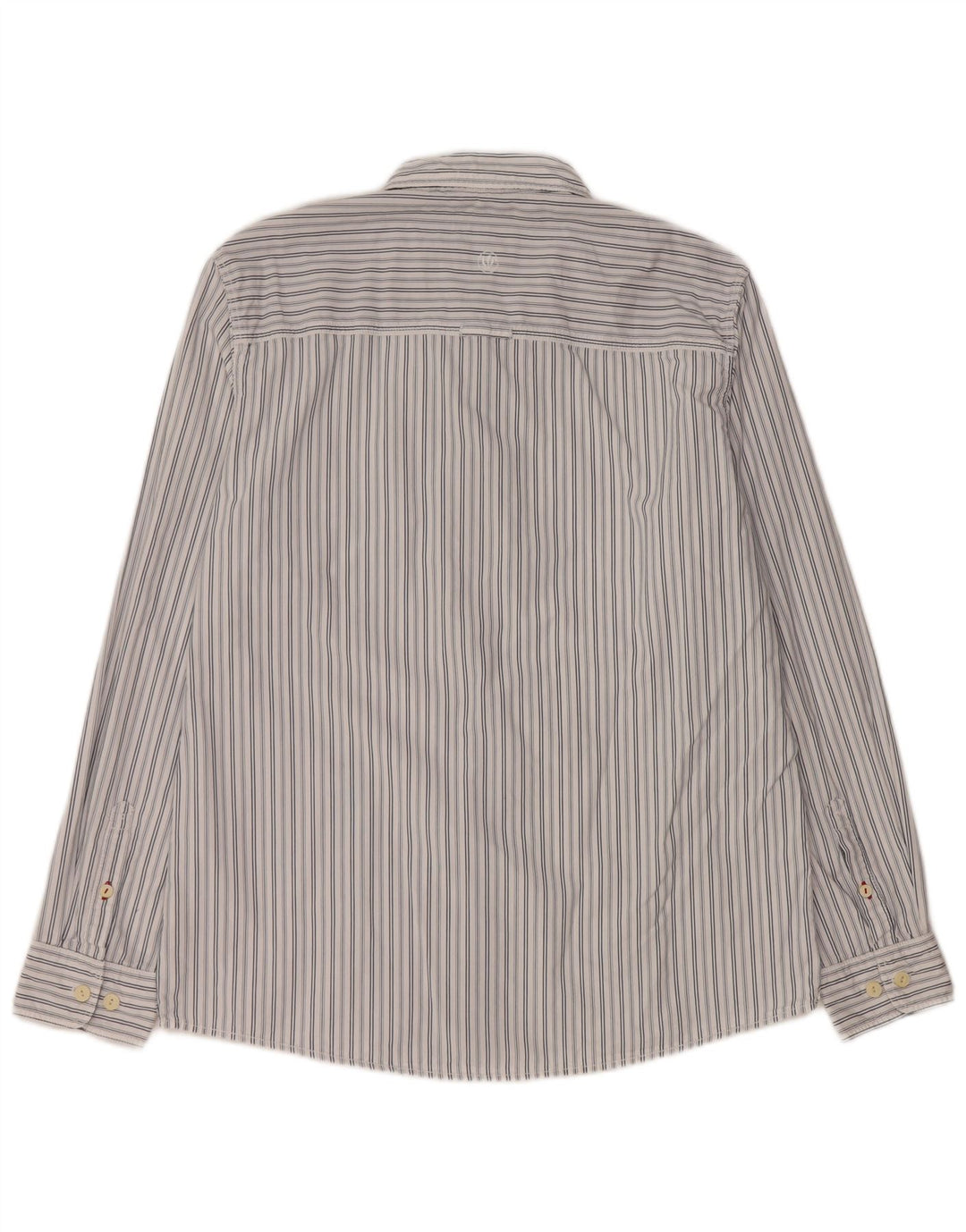 Fat Face Mens Slim Fit Shirt XL White Striped Cotton
