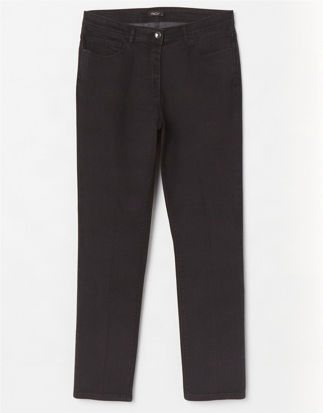 M&Co Womens Slim Jeans UK 12 Medium W32 L30 Black
