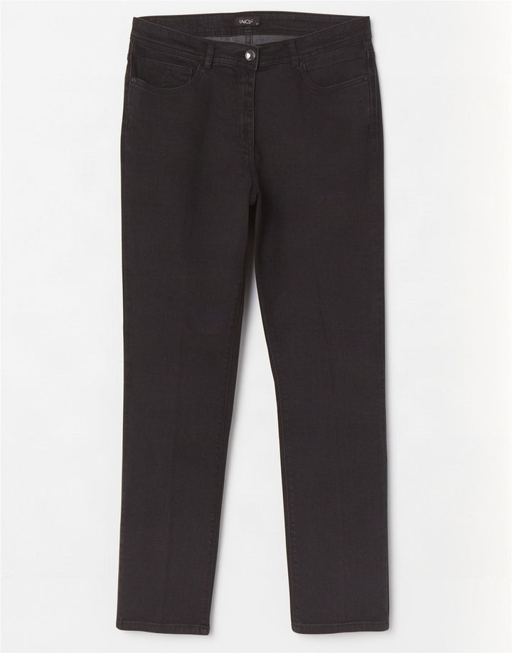 M&Co Womens Slim Jeans UK 12 Medium W32 L30 Black