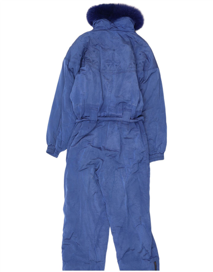Colmar Womens Ski Jumpsuit IT 46 Large  Blue Geometric