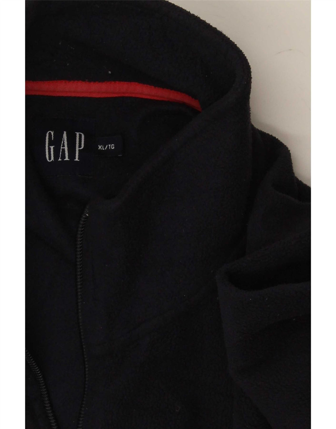 Gap Mens Zip Neck Fleece Jumper XL Navy Blue