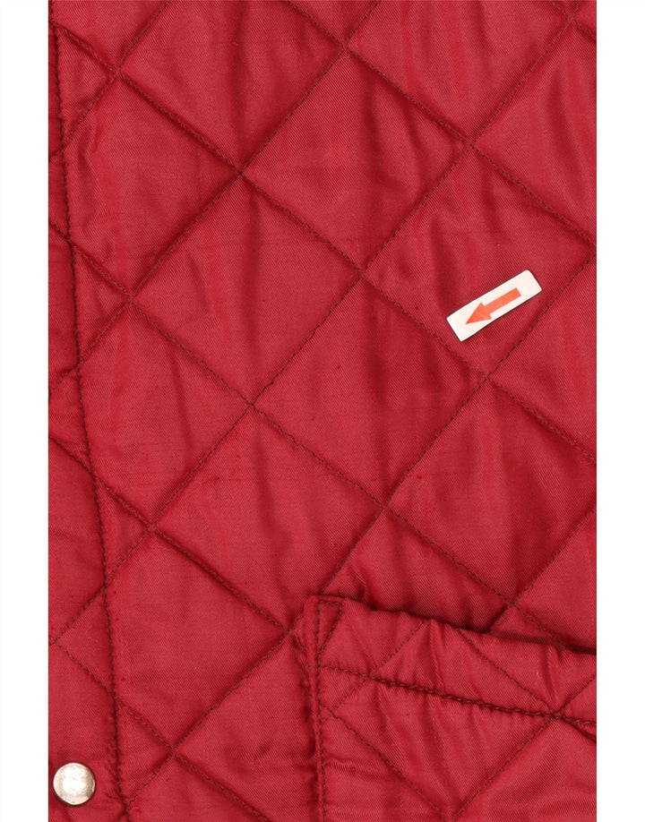Rifle Mens Quilted Jacket UK 40 Large Red