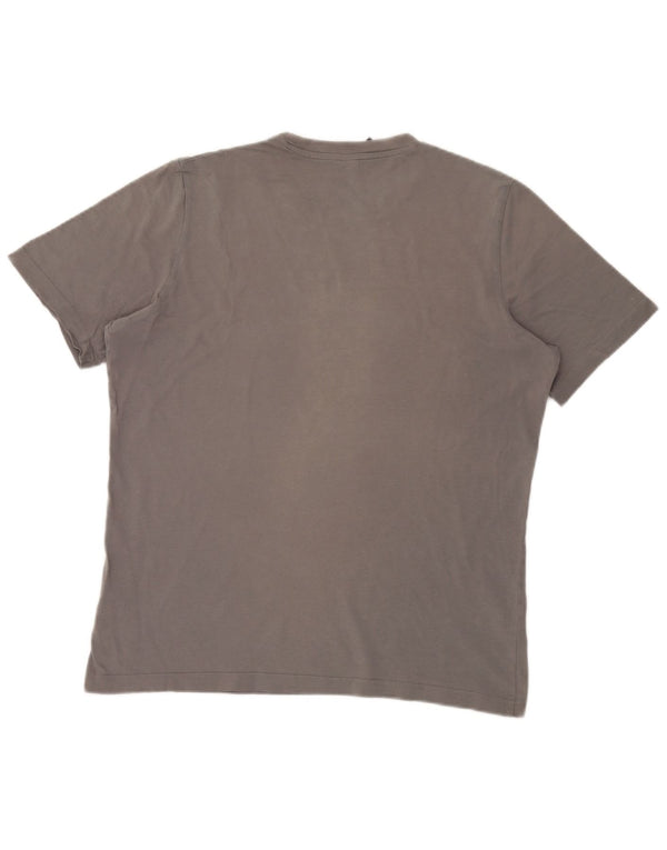 Adidas Mens T-Shirt Top Medium Grey Cotton