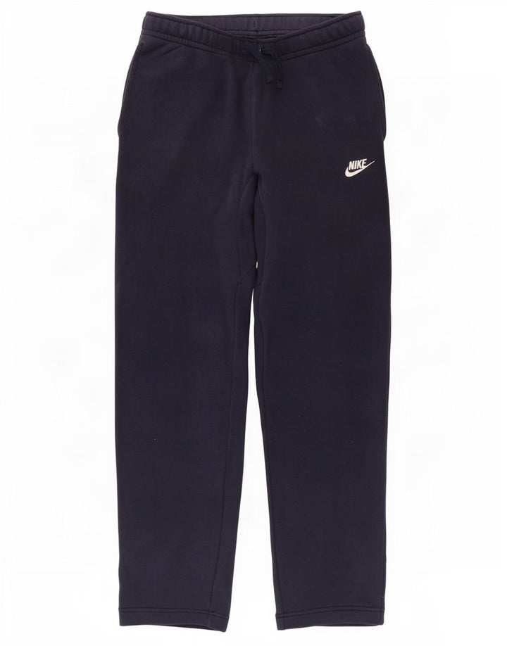 Nike Mens Tracksuit Trousers Small Navy Blue Cotton