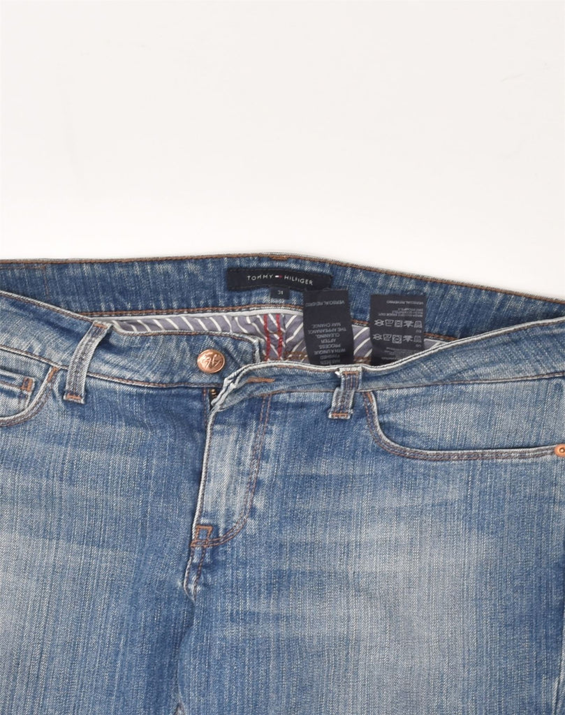 TOMMY HILFIGER Womens Capri Jeans W31 L24 Blue Cotton | Vintage Tommy Hilfiger | Thrift | Second-Hand Tommy Hilfiger | Used Clothing | Messina Hembry 