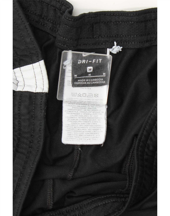 Nike Mens Dri Fit Tracksuit Trousers Medium  Black Colourblock Polyester