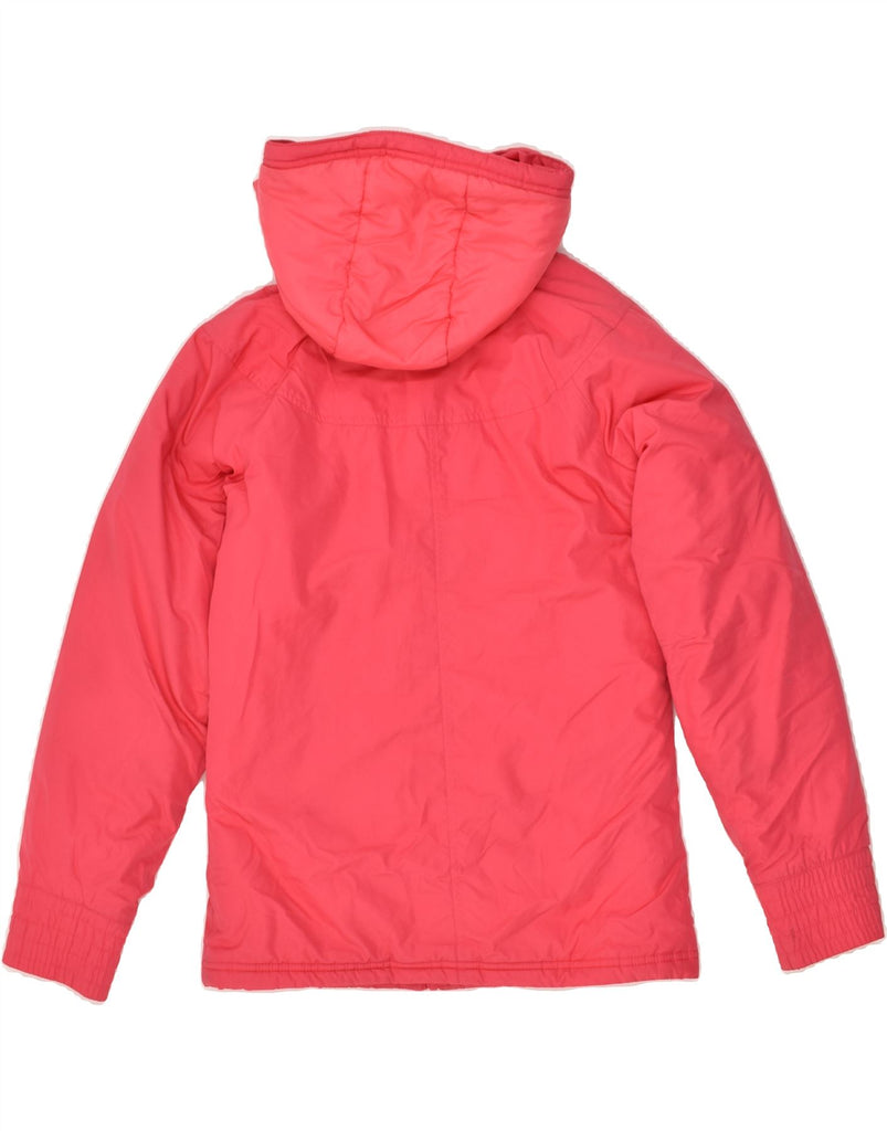 NIKE Girls Hooded Padded Jacket 12-13 Years Large Pink Polyester | Vintage Nike | Thrift | Second-Hand Nike | Used Clothing | Messina Hembry 