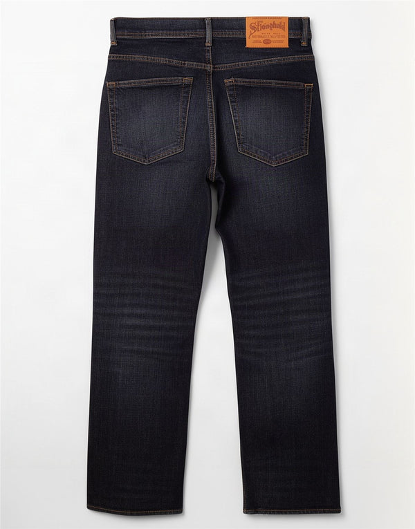 The Stronghold Womens Relaxed Fit Tapered Jeans IT 44 Medium W30 L26 Blue