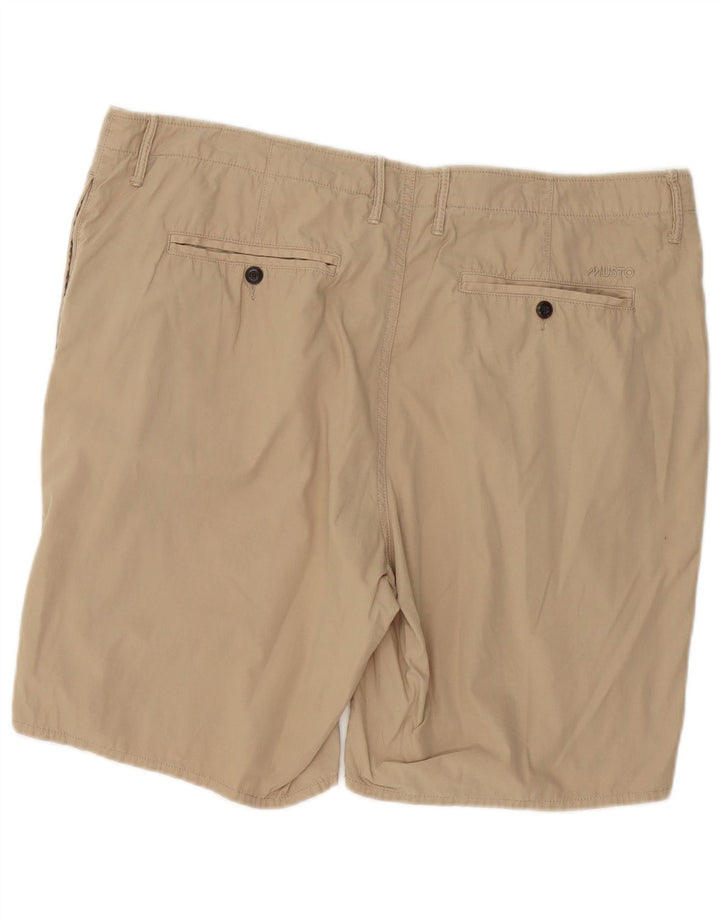 Musto Mens Chino Shorts W40 XL Beige Cotton