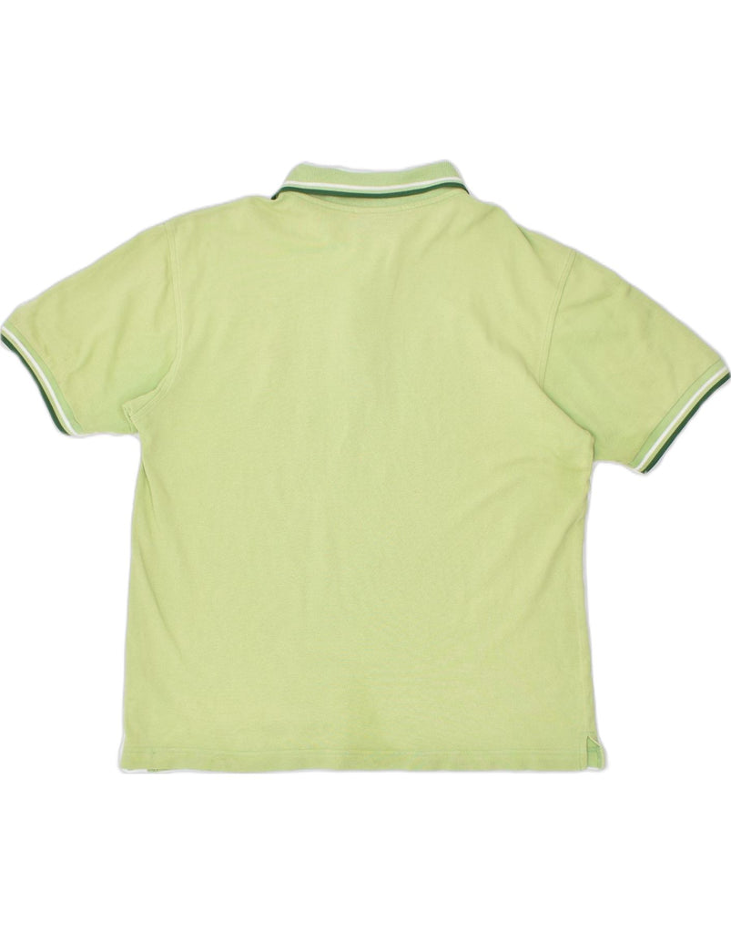 LOTTO Mens Polo Shirt Large Green Cotton | Vintage | Thrift | Second-Hand | Used Clothing | Messina Hembry 