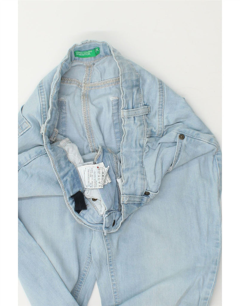 BENETTON Girls Slim Jeans 13-14 Years W28 L28 Blue Cotton Vintage Benetton and Second-Hand Benetton from Messina Hembry 
