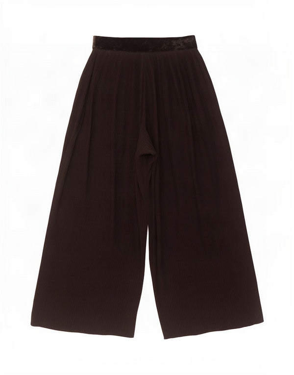 Zara Womens High Waist Culottes Capri Trousers Small W26 L22 Black