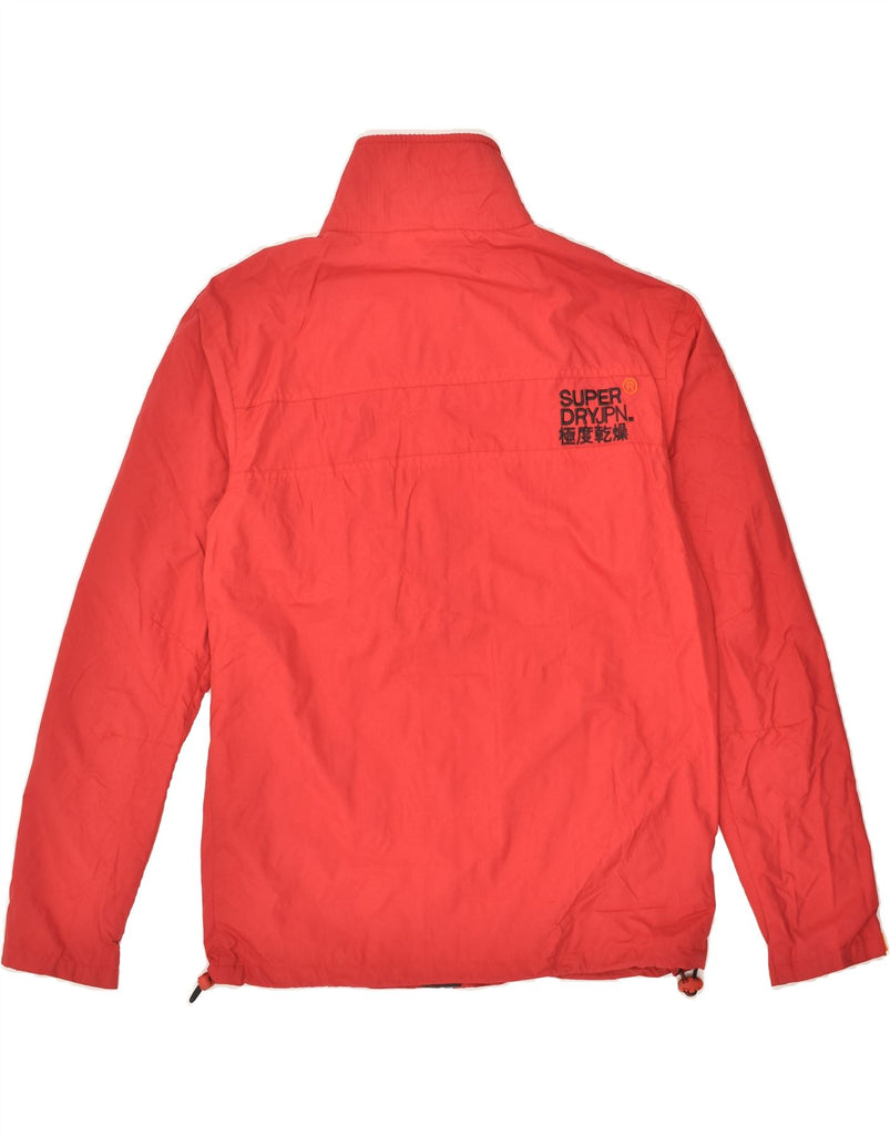 SUPERDRY Mens Rain Jacket UK 36 Small Red Polyester | Vintage Superdry | Thrift | Second-Hand Superdry | Used Clothing | Messina Hembry 