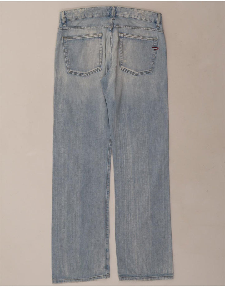 Diesel Mens Bootcut Jeans W32 L32 Blue Cotton