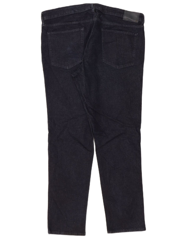 BONOBOS Womens Slim Jeans W38 L32 Navy Blue Cotton