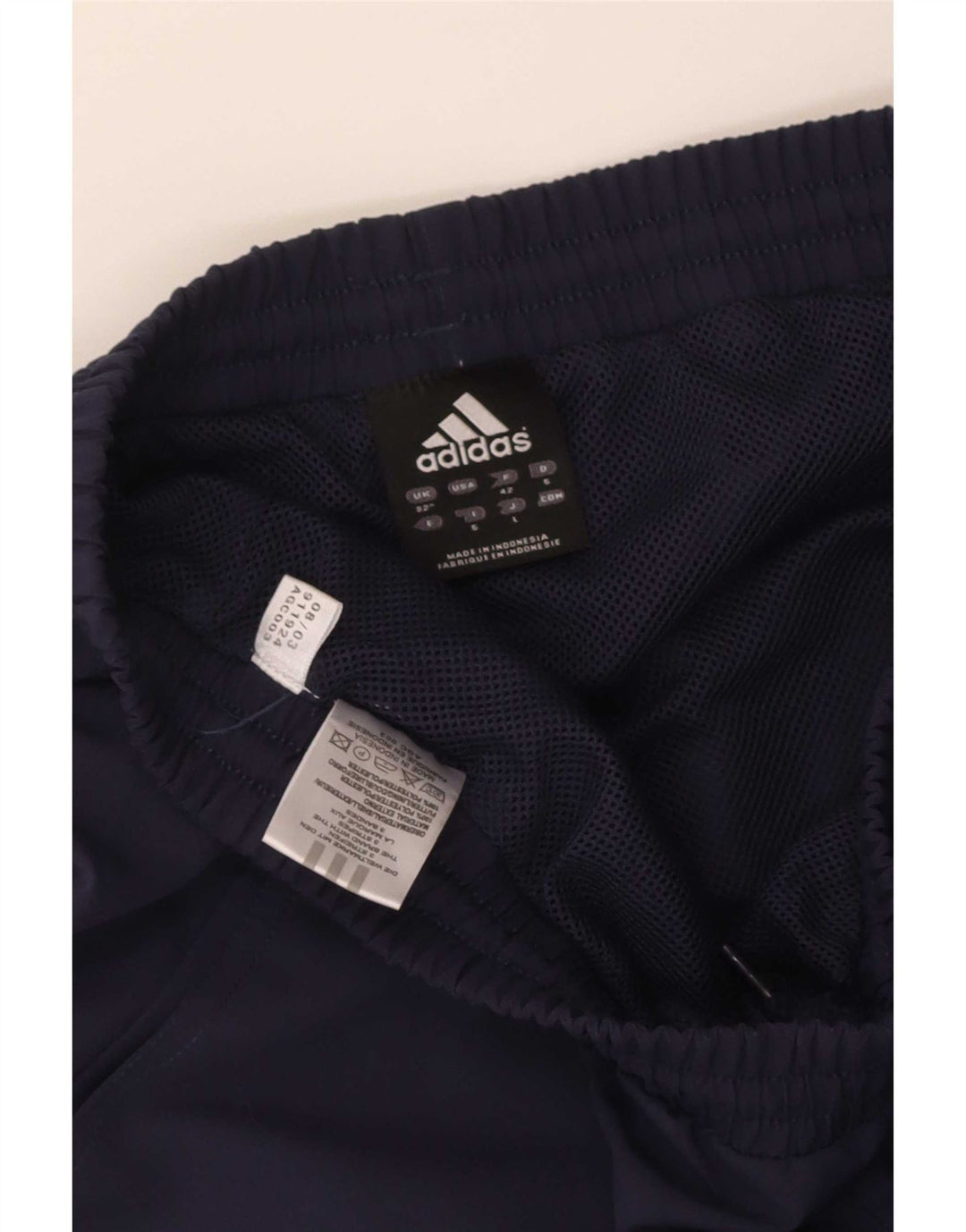 Adidas Mens Sport Shorts Medium Navy Blue Colourblock Polyester