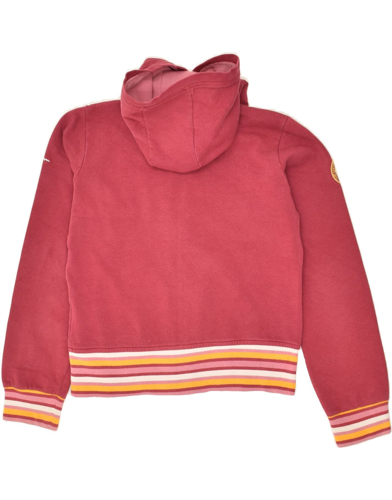 CHAMPION Girls Graphic Zip Hoodie Sweater 11-12 Years Large Red Cotton | Vintage Champion | Thrift | Second-Hand Champion | Used Clothing | Messina Hembry 