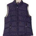 L.L.BEAN Womens Padded Gilet UK 14 Medium Navy Blue Nylon Vintage L.L.Bean and Second-Hand L.L.Bean from Messina Hembry 