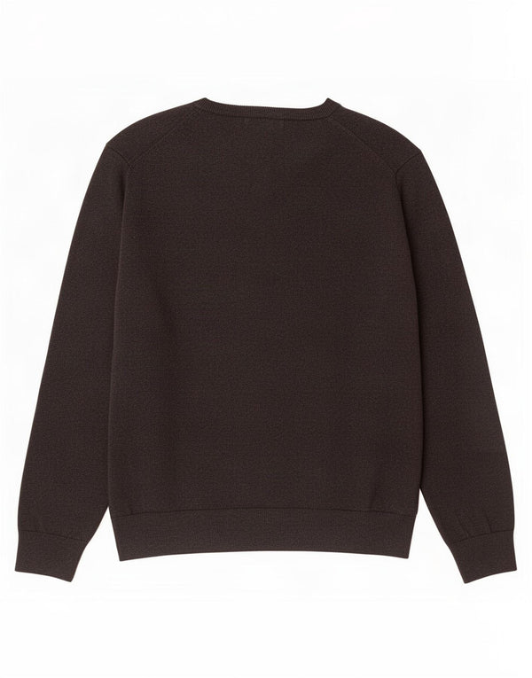 Marks & Spencer Mens V-Neck Jumper Sweater XL Grey Cotton