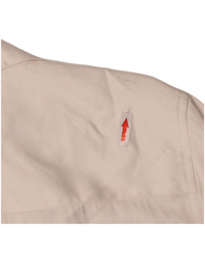 Zara Mens Short Sleeve Shirt Small White Viscose