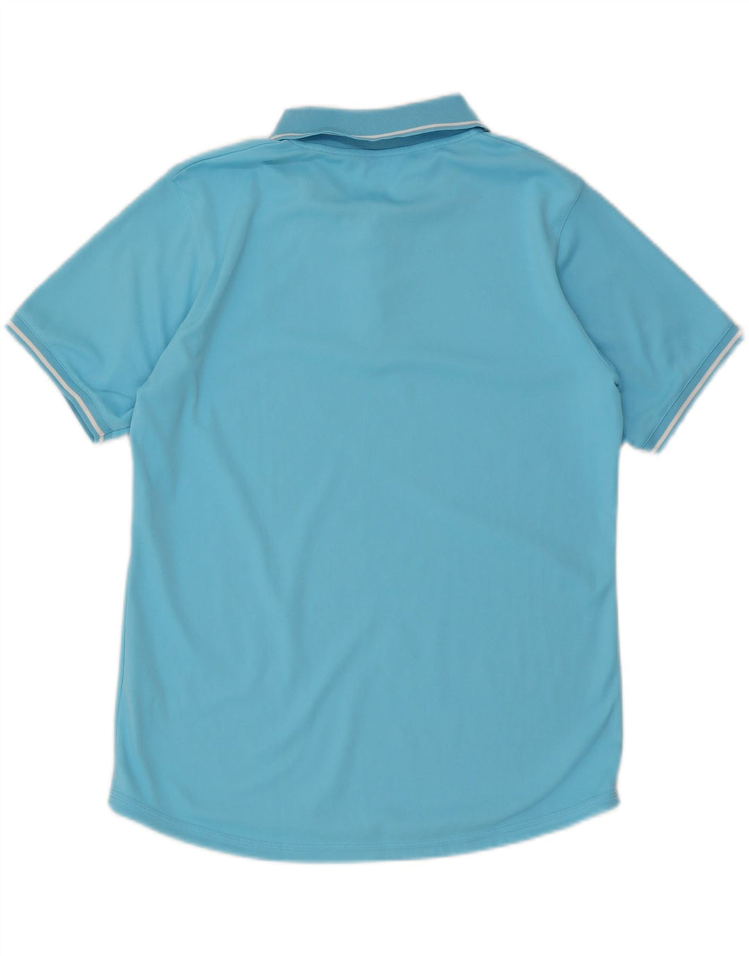 ASICS Mens Polo Shirt Large Blue Polyester Vintage Asics and Second-Hand Asics from Messina Hembry 