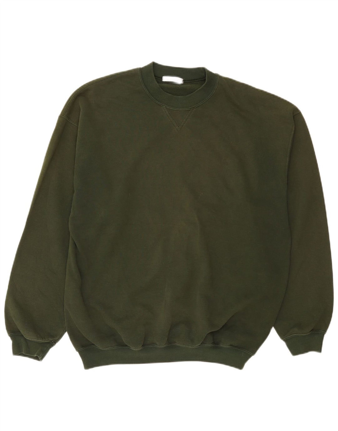 Marks & Spencer Mens Sweatshirt Jumper Medium Khaki Cotton