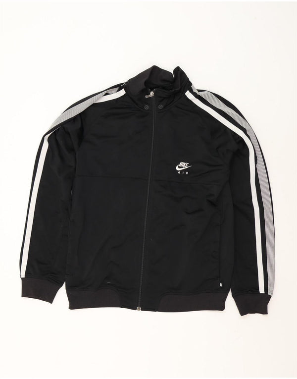 Nike Mens Graphic Tracksuit Top Jacket UK 41/43Large Black Colourblock