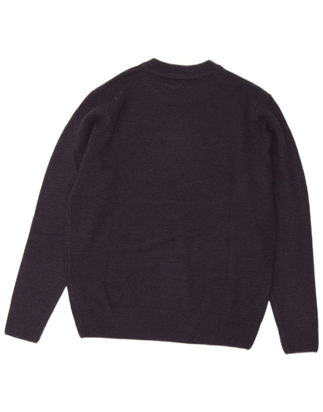 Avirex Mens Crew Neck Jumper Sweater Large Navy Blue Acrylic