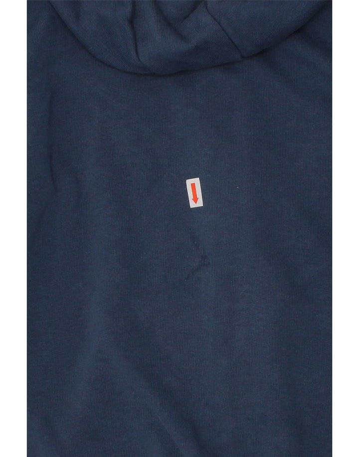PUMA Boys Graphic Zip Hoodie Sweater 9-10 Years Navy Blue Vintage Puma and Second-Hand Puma from Messina Hembry 