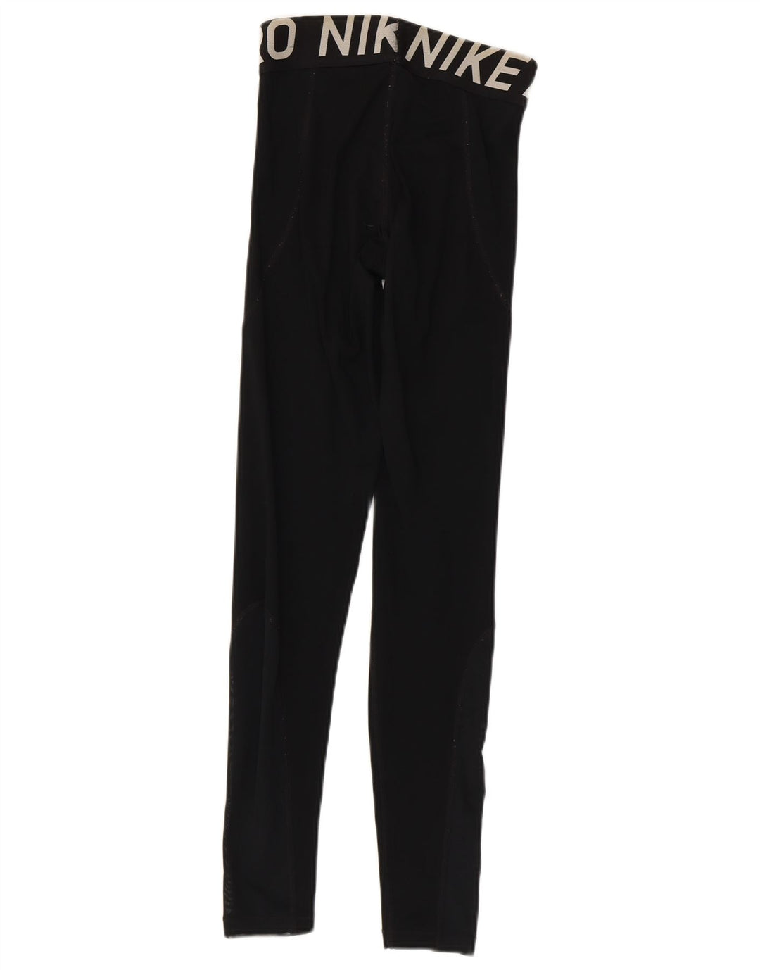 Nike Womens Dri Fit Graphic Leggings UK 6 XS Black Polyester