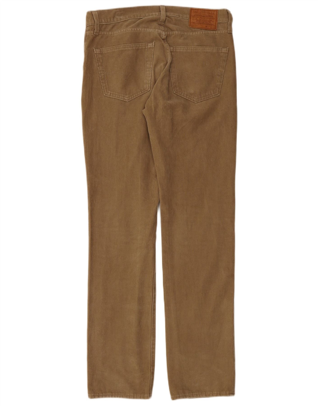 Levi's Mens 511 Slim Corduroy Trousers W32 L34 Brown Cotton
