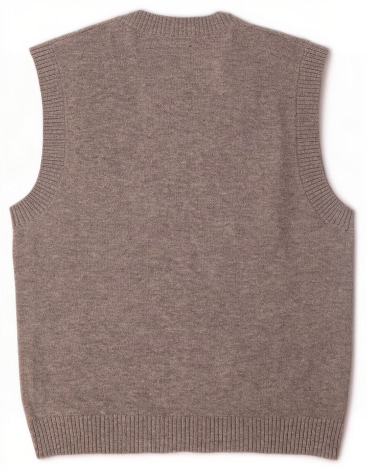 Gap Mens Vest Tank Top Medium Grey Polyester