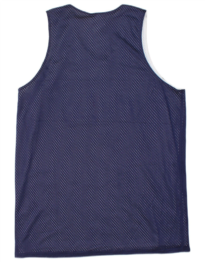 UNDER ARMOUR Mens NBA Loose Fit Graphic Vest Top Medium Navy Blue
