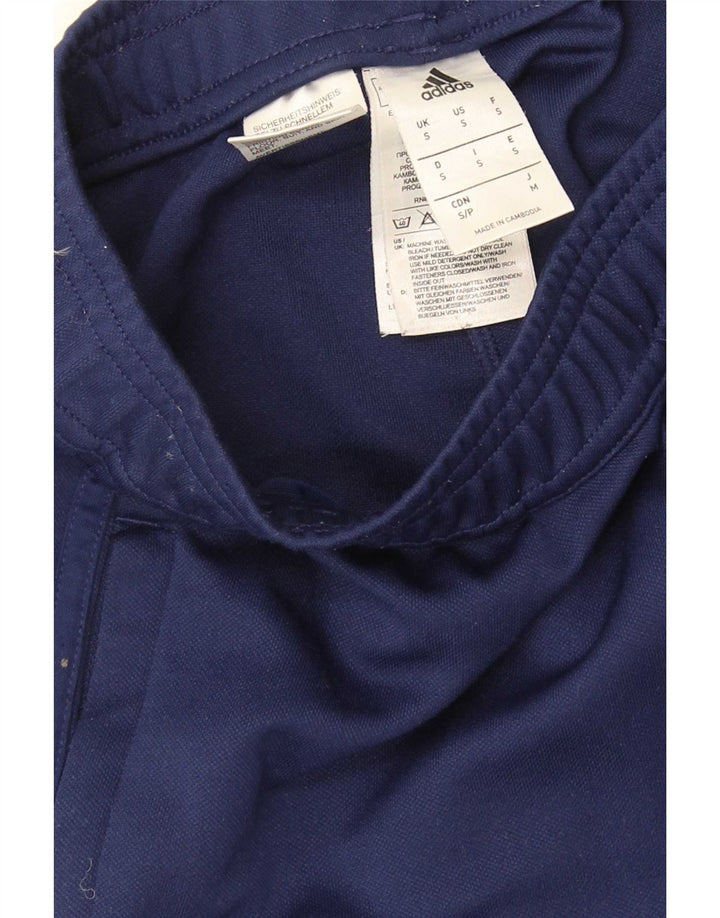 Adidas Mens Climacool Tracksuit Trousers Small Navy Blue Polyester