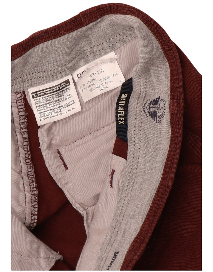 Dockers Mens Slim Chino Trousers  W31 L32 Brown