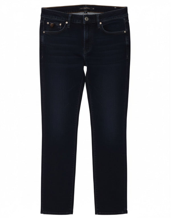 Eddie Bauer Womens Straight Jeans US 10 Large W30 L31 Navy Blue