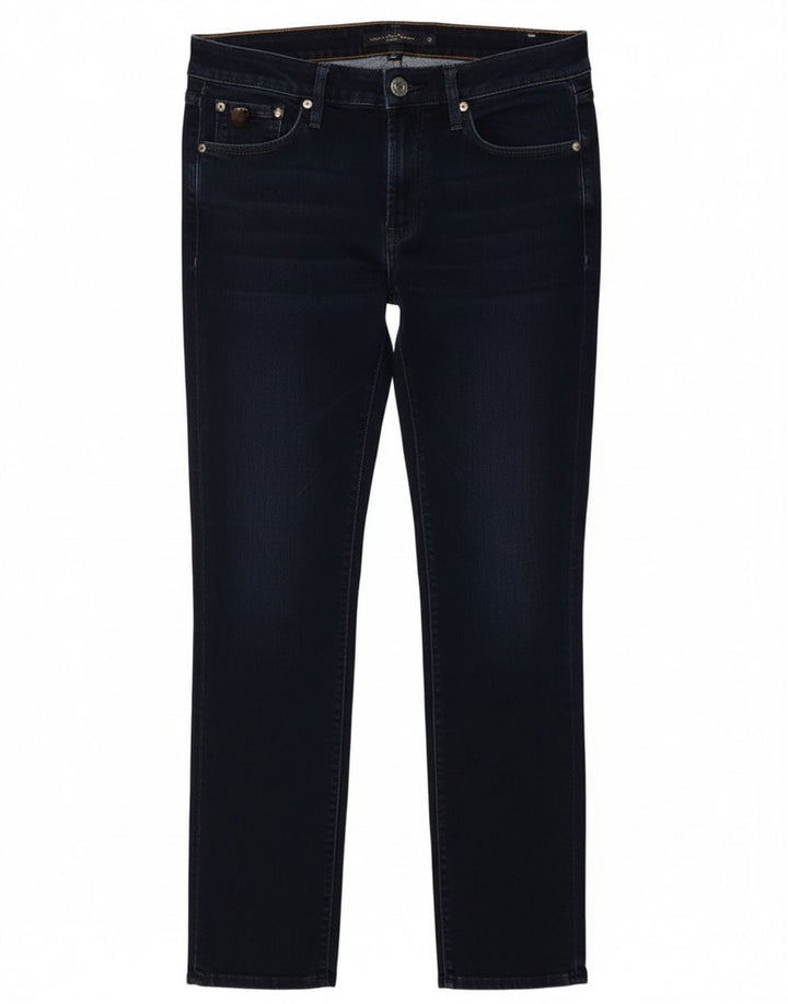 Eddie Bauer Womens Straight Jeans US 10 Large W30 L31 Navy Blue