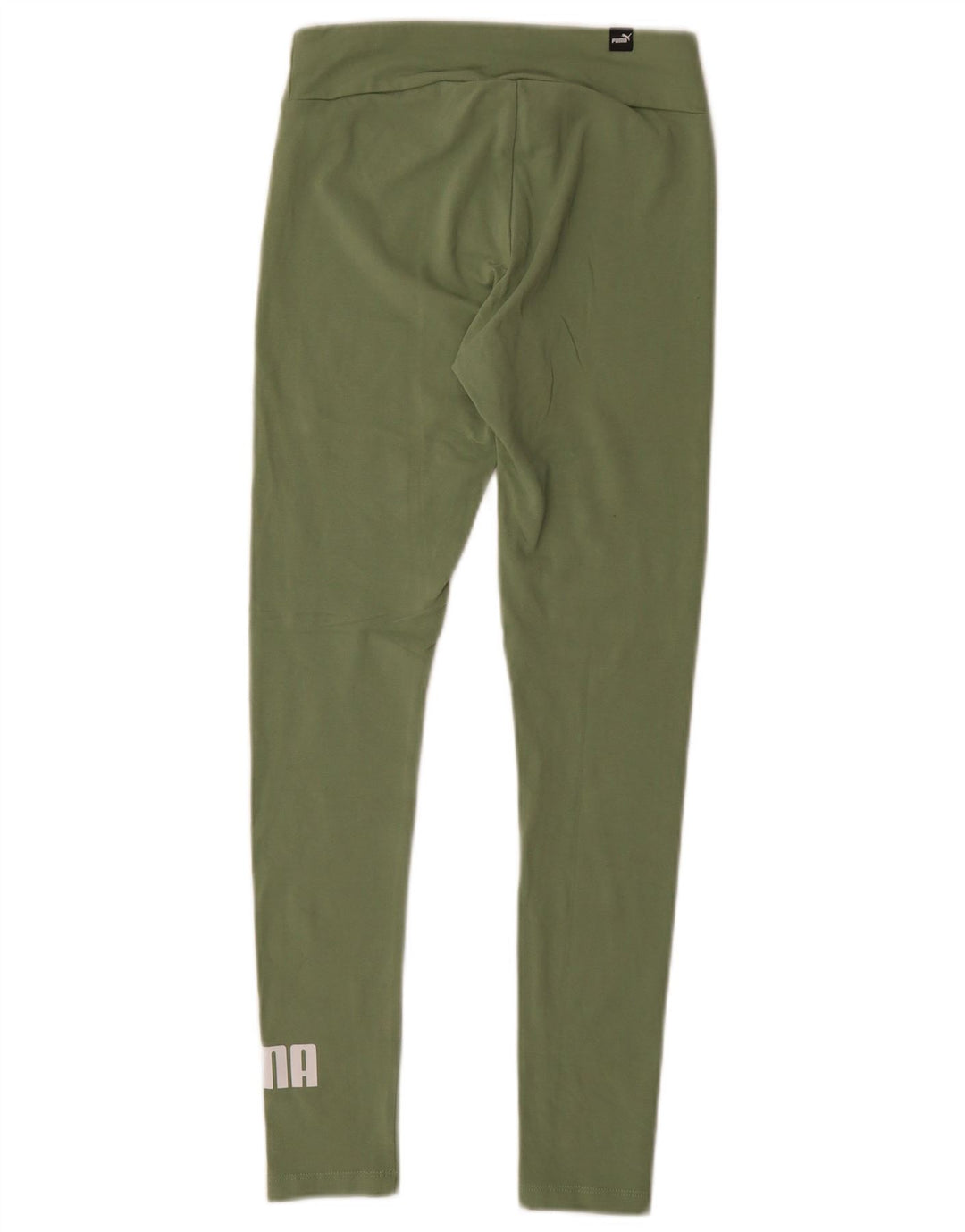 Puma Womens Graphic Leggings UK 4 XS Green