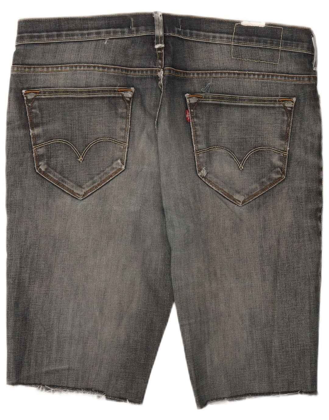 Levi's Mens 519 Slim Denim Shorts W38 XL Grey Cotton