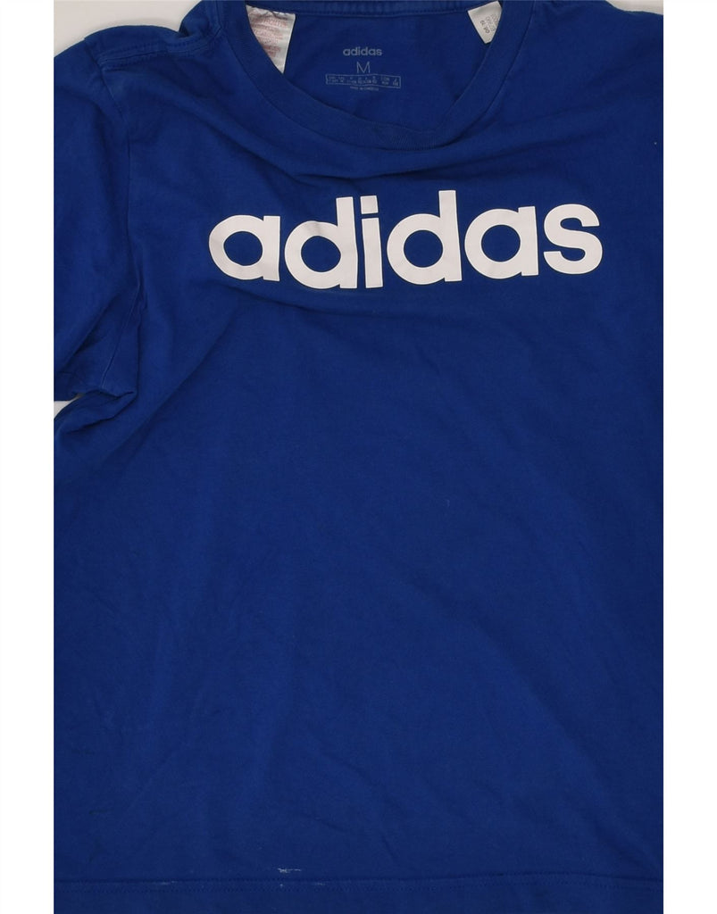 ADIDAS Boys Graphic T-Shirt Top 11-12 Years Blue Cotton | Vintage Adidas | Thrift | Second-Hand Adidas | Used Clothing | Messina Hembry 