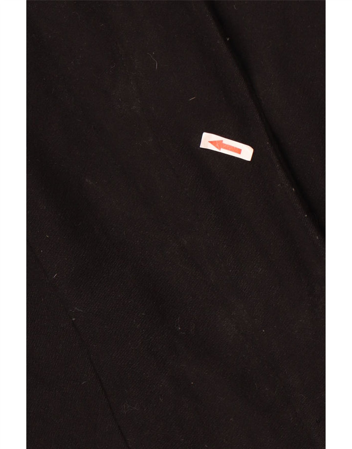GEOX Womens Respira Overcoat UK 16 Large Black Wool