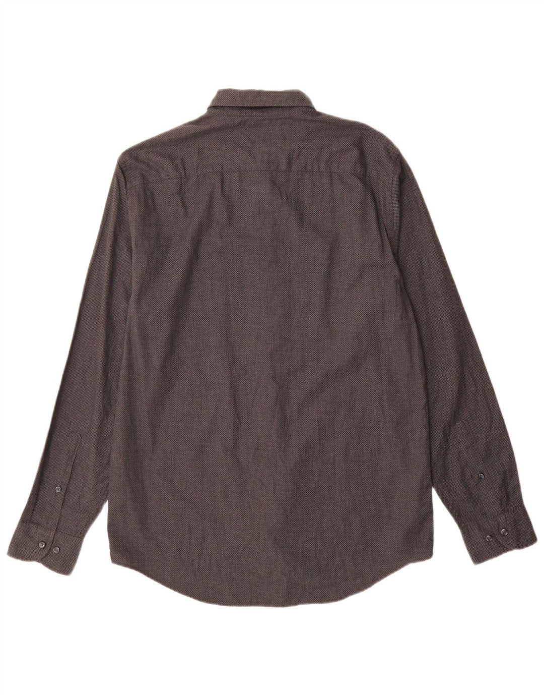 Tommy Hilfiger Mens Shirt Medium Grey Spotted Cotton