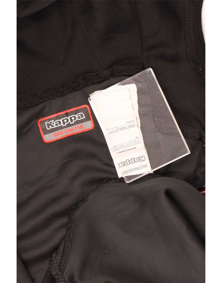 Kappa Mens Lewes Graphic Tracksuit Top Jacket Medium Black Colourblock